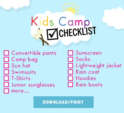 Kids Camp Checklist 2