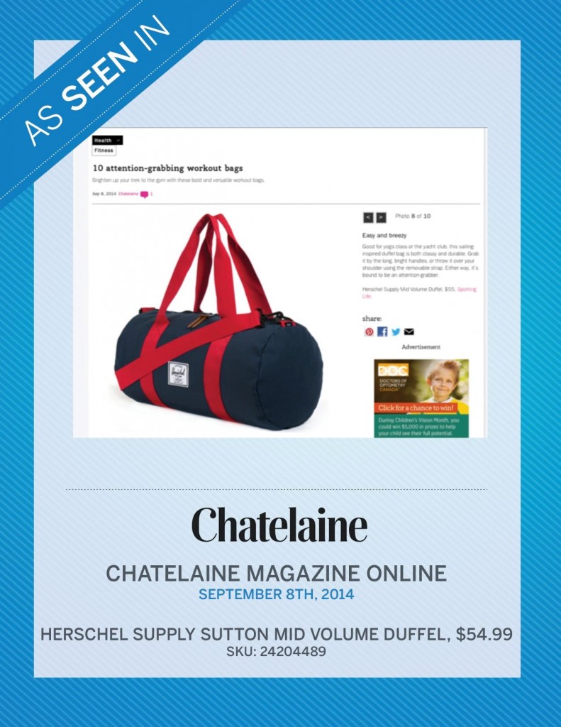 Chatelaine – September 8th, 2014