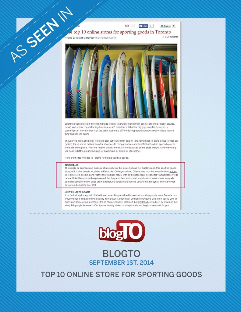 BlogTO – September 1st, 2014