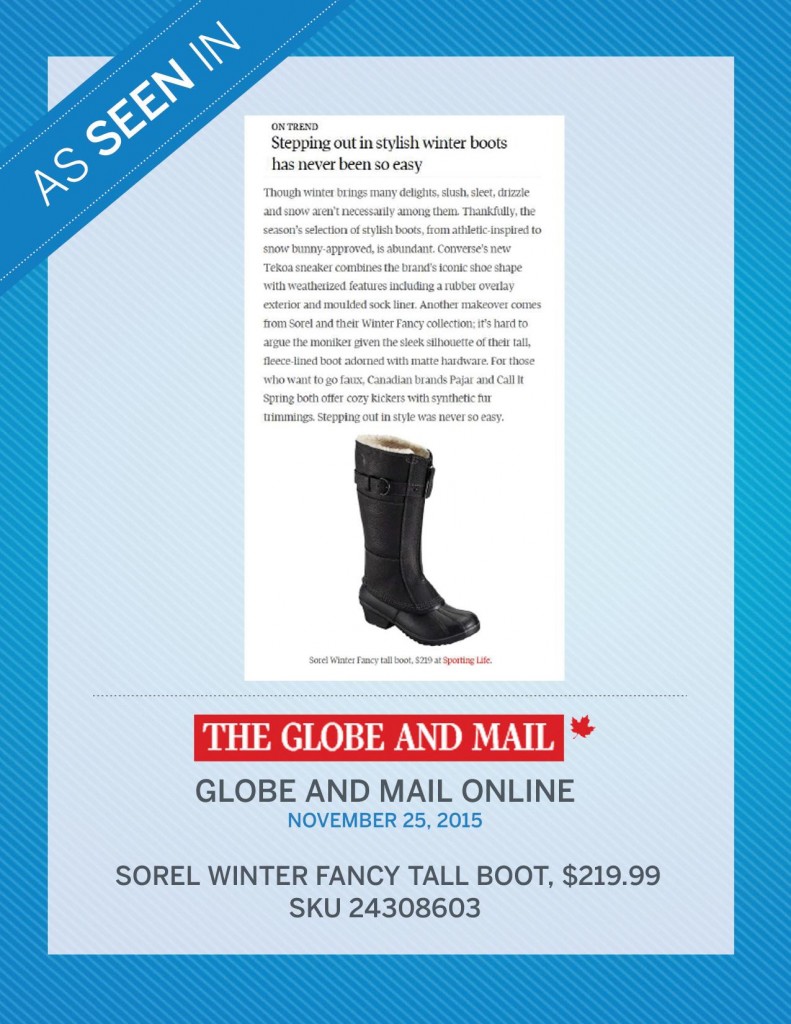 The Globe and Mail Online – November 25th, 2015