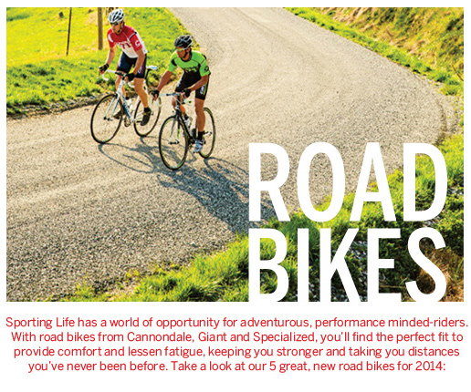 Our Top 5 Road Bikes for 2014