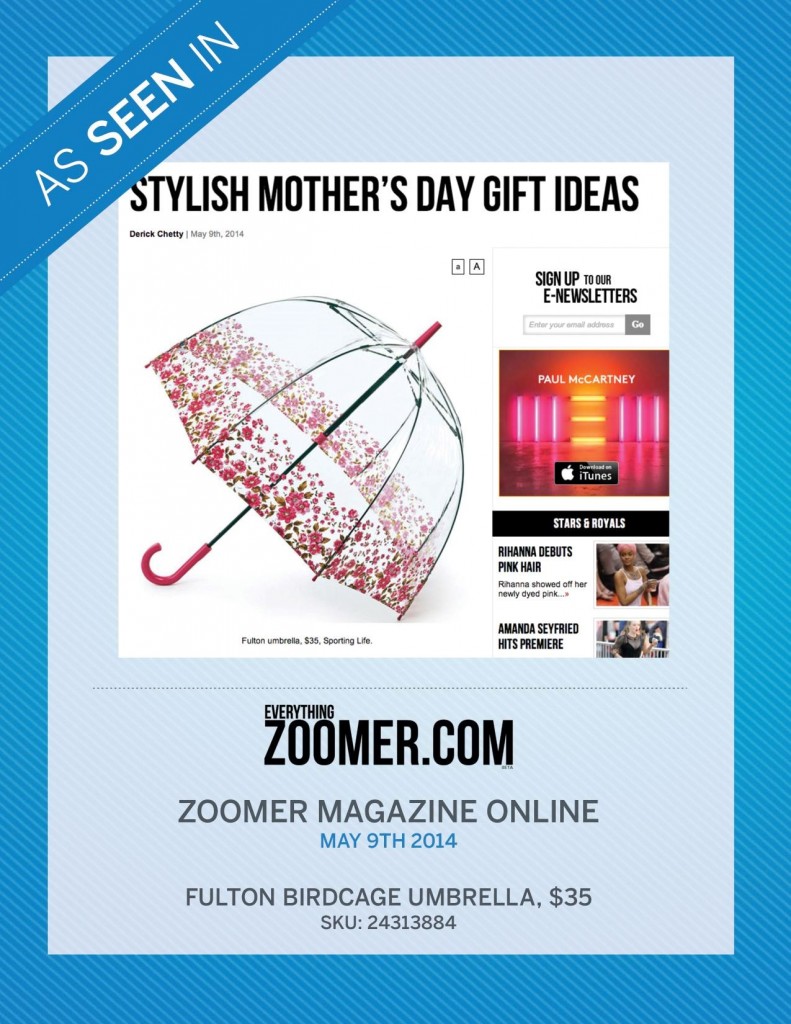 Zoomer Magazine Online – May 9, 2014