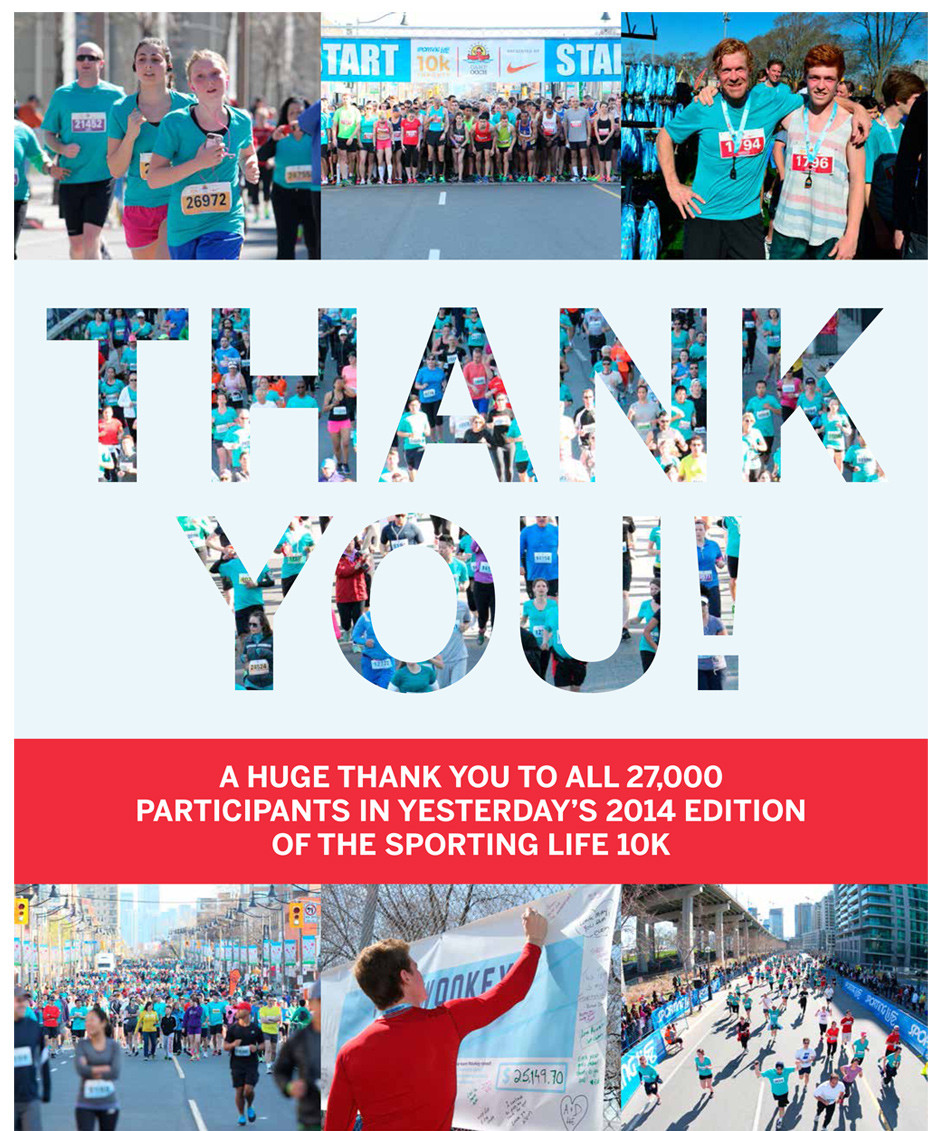 Thank you! To all 27,000 Participants