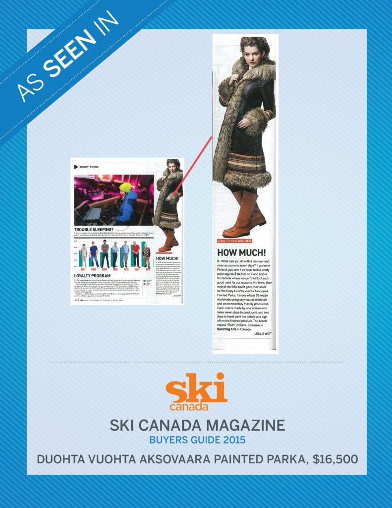 Ski Canada Magazine – Buyer’s Guide 2015
