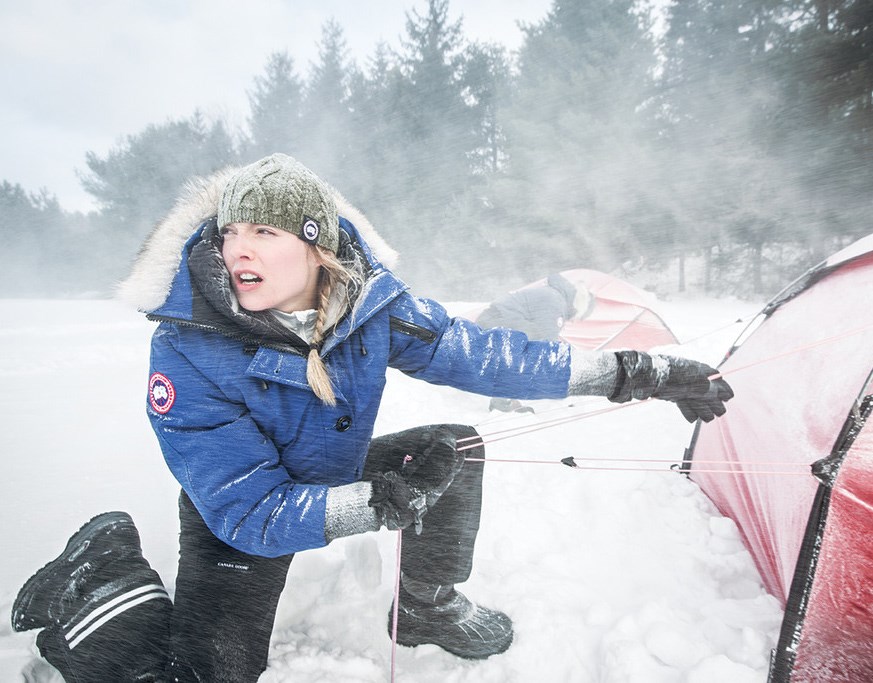 Canada goose jacket store temperature rating