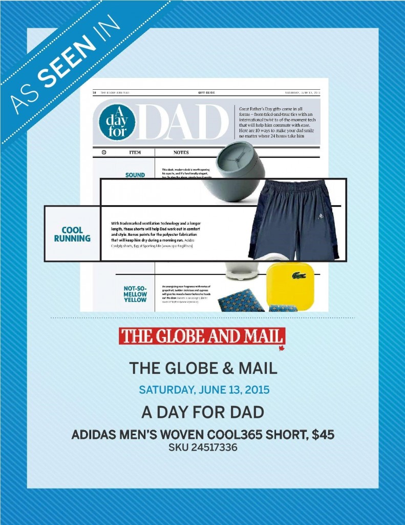 The Globe and Mail – June 13th, 2015