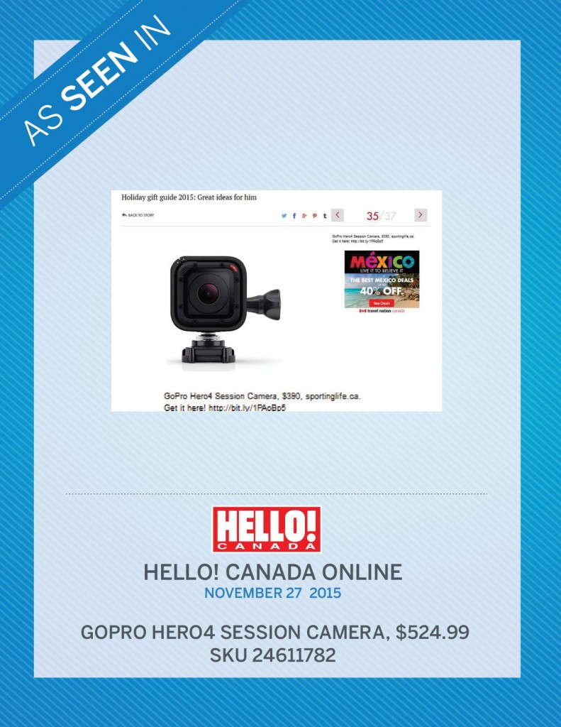 Hello! Canada Online – November 27th, 2015