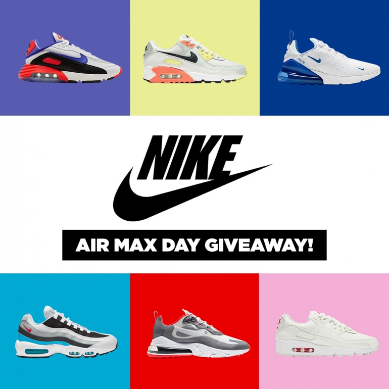 Win Pair of Nike's Air Max Day 2021! Blog