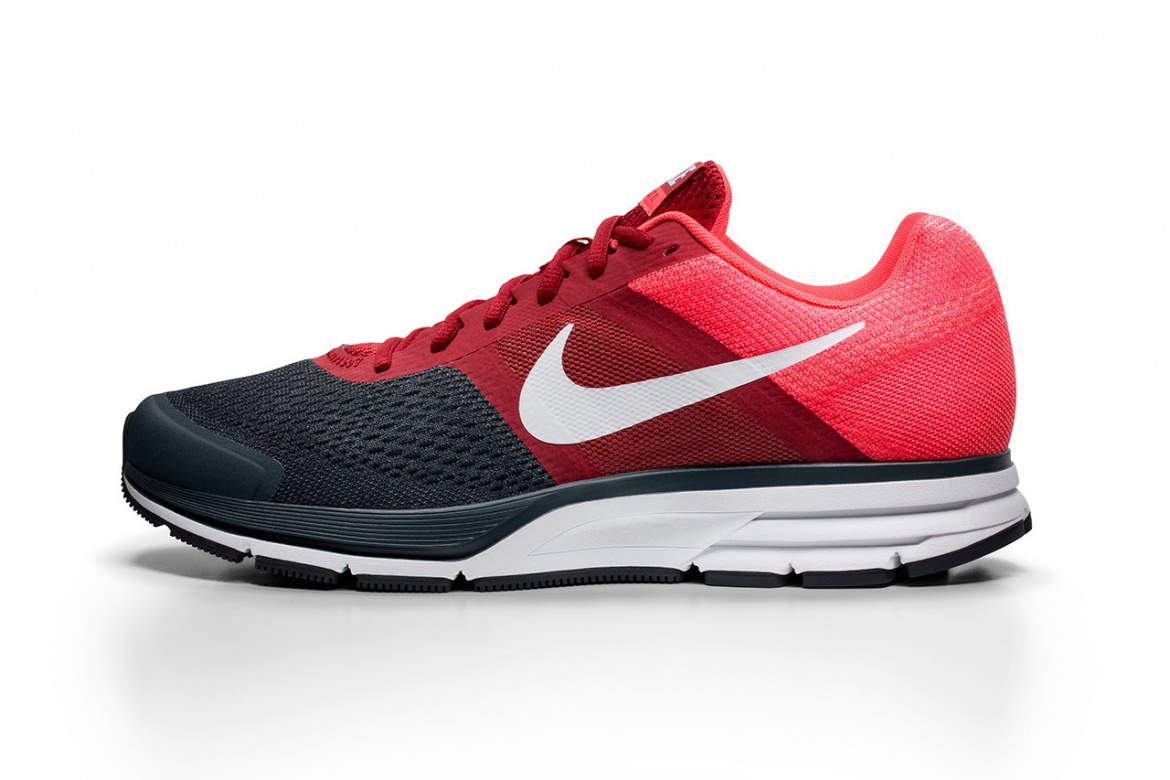 nike pegasus red and black
