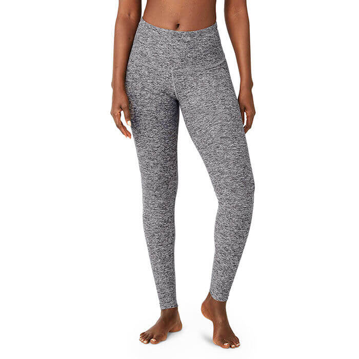 Beyond Yoga Leggings Womens XS Grey Spacedye Wrap Tie Ankle Ballet