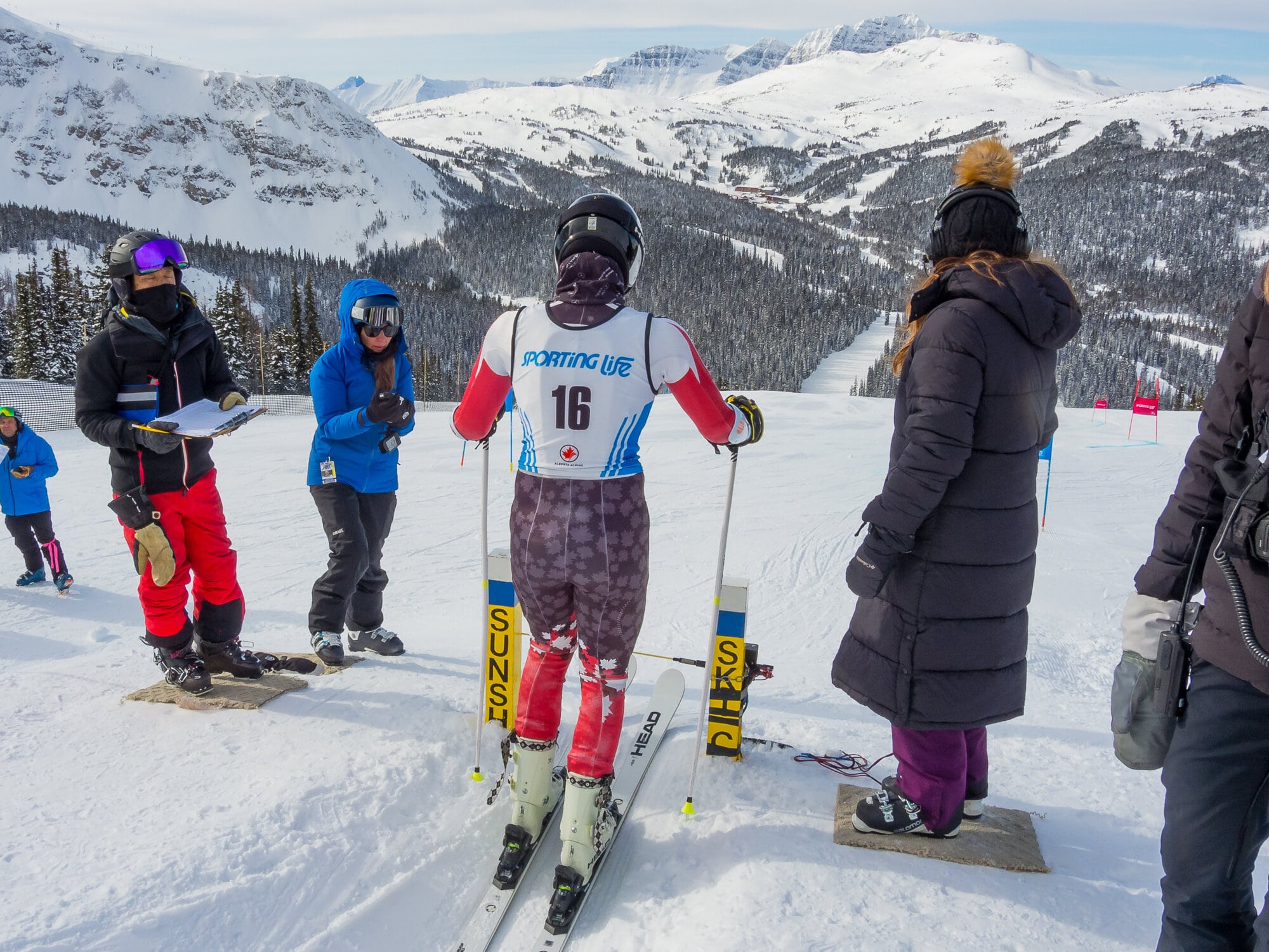 Alberta Alpine Sporting Life séries U16 – Sunshine du 25 au 27 février 2022: reportage photo